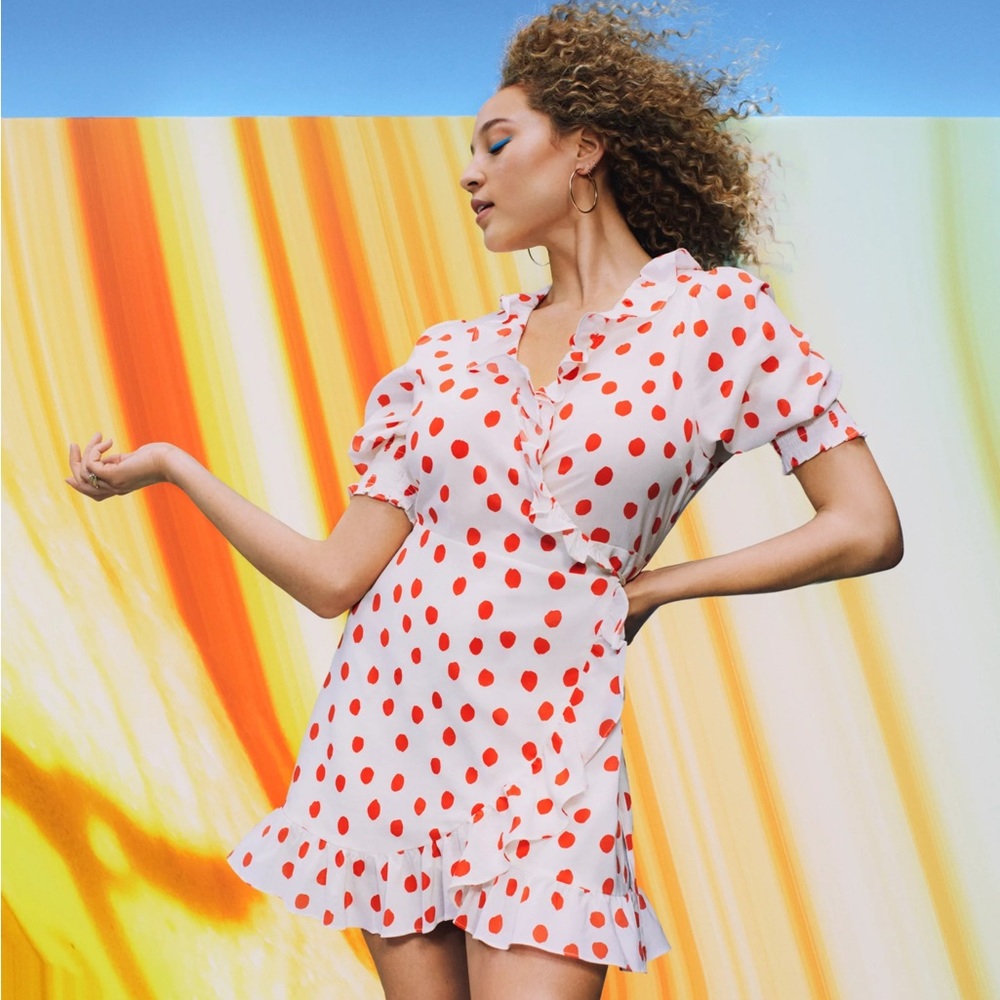RIXO for Target Polka Dot Wrap Dress
